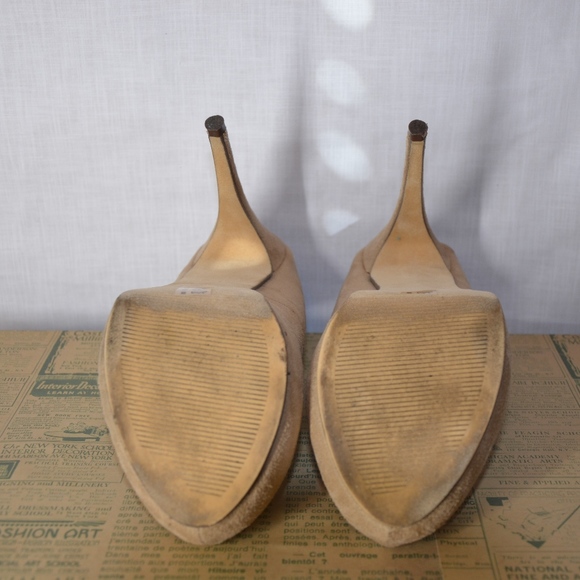 Michael Antonio Suede Nude Heel Size 9 - Picture 6 of 8